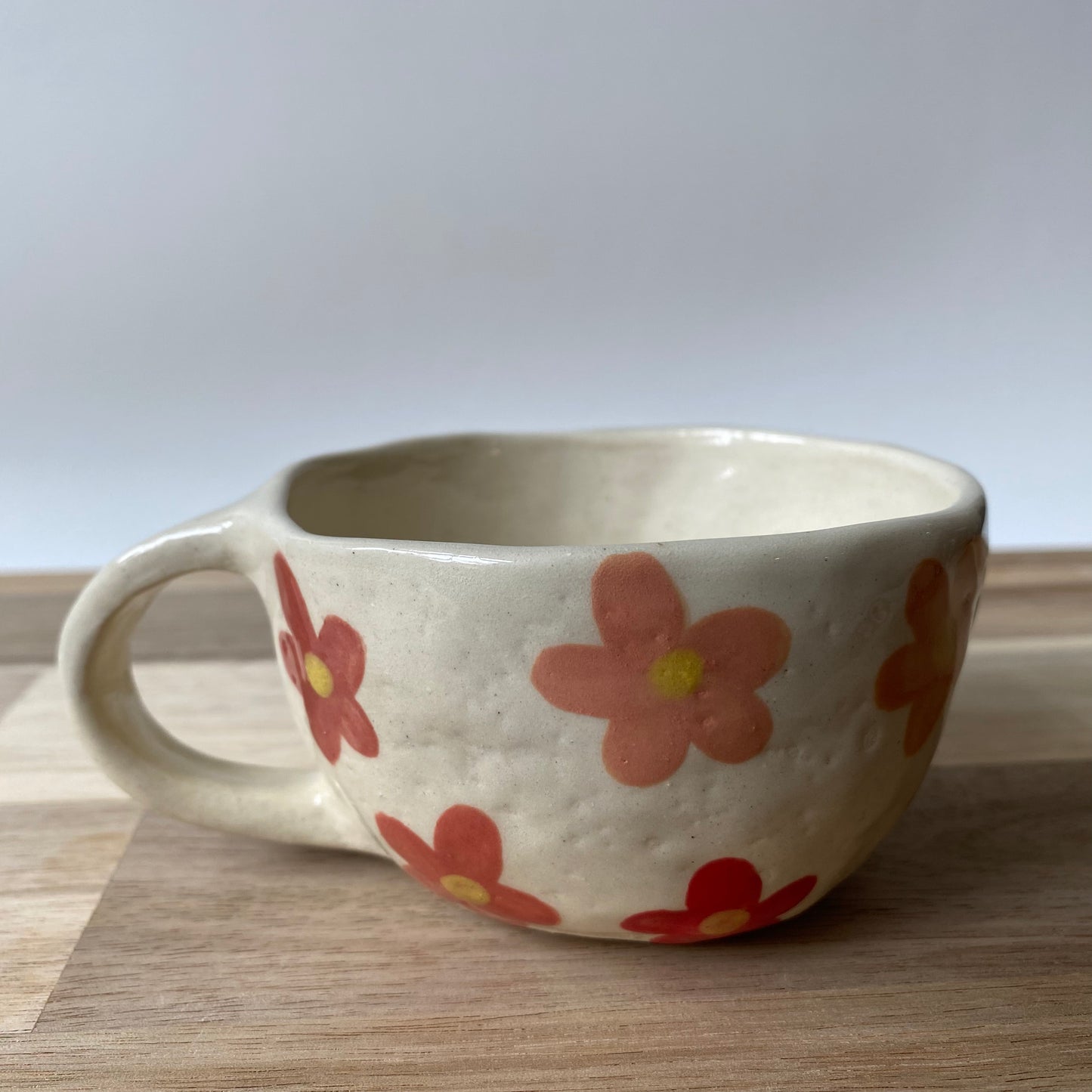 Floral Mug {Hungry} - 6 oz