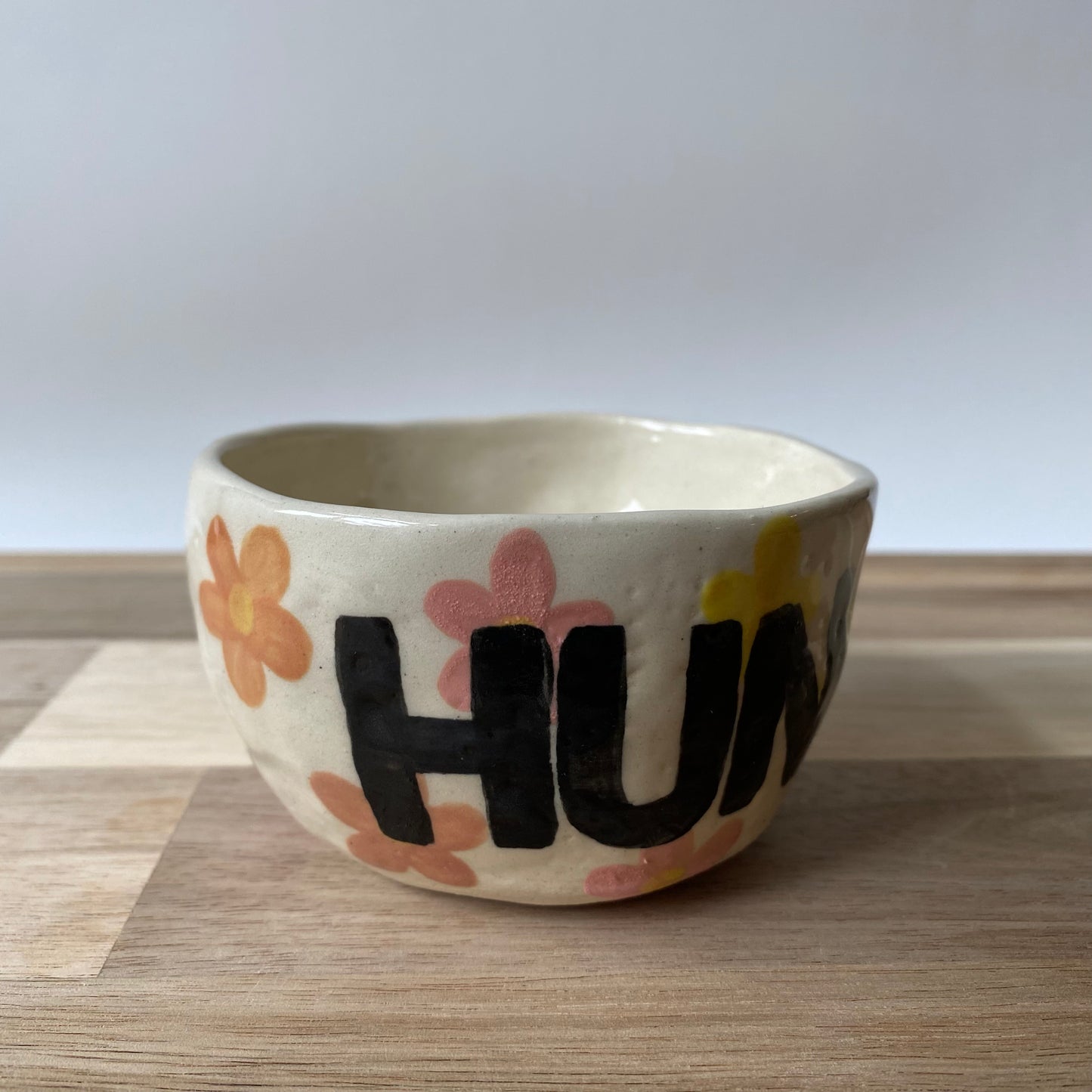 Floral Mug {Hungry} - 6 oz