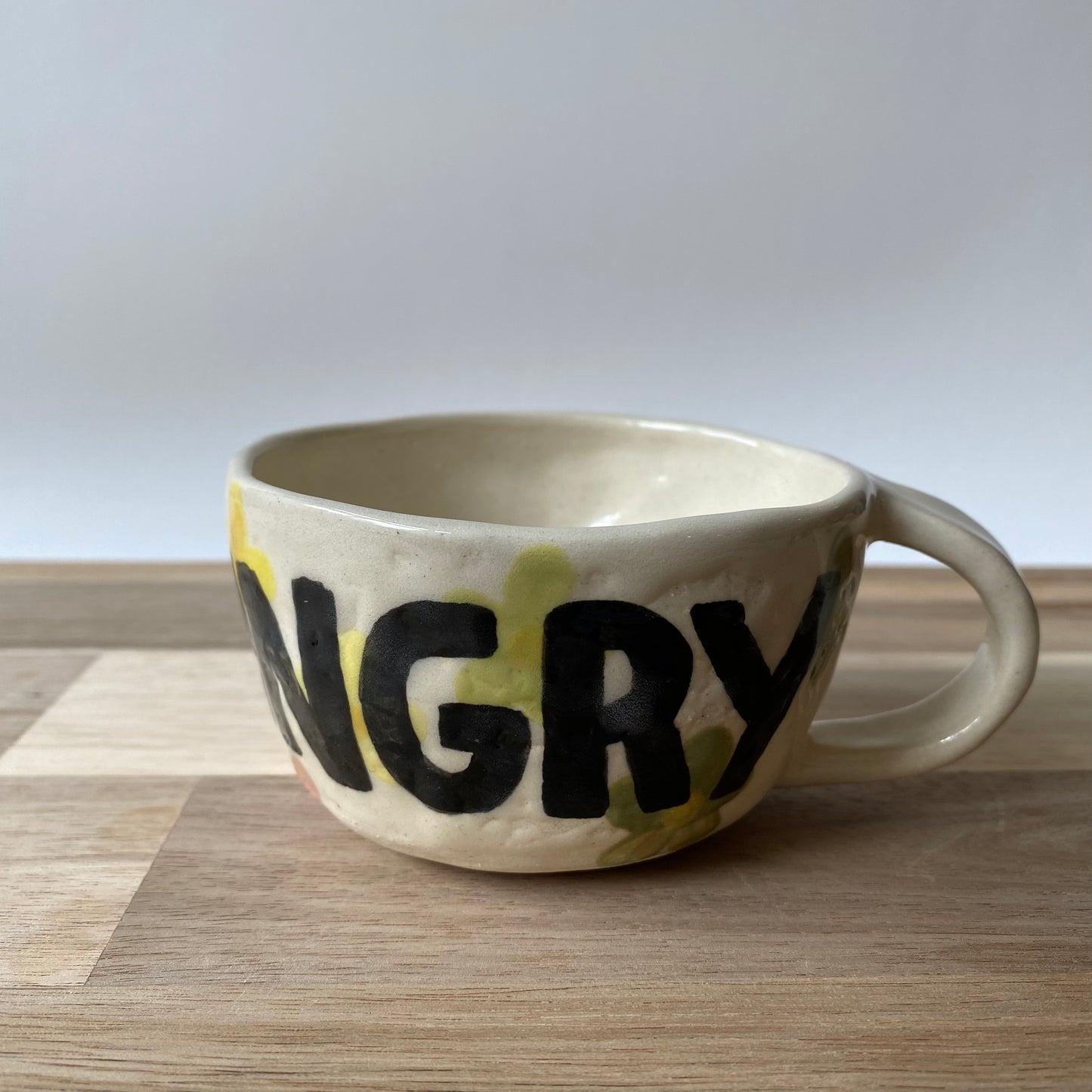 Floral Mug {Hungry} - 6 oz